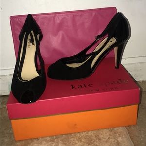 Kate spade black heels